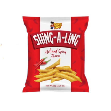 CHICK BOY Shing-A-Ling - Hot & Spicy 65g (Case 30)