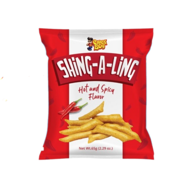 CHICK BOY Shing-A-Ling - Hot & Spicy 65g (Case 30)