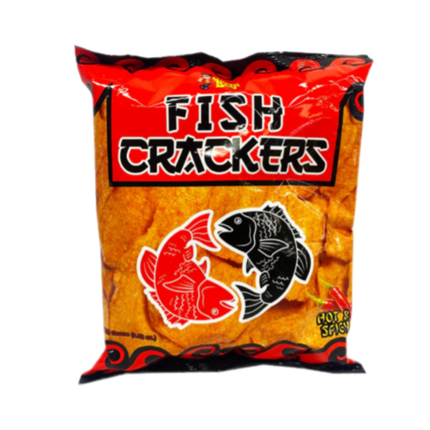 CHICK BOY Fish Crackers - Hot & Spicy 100g (Case 24)
