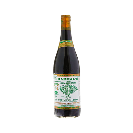 HABHAL'S Kicap Masin - SALTY Soy Sauce 645ml - Longdan Official