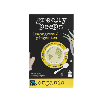 GREENYPEEPS Lemongrass and Ginger Tea (20 bags) 40g - Longdan Official