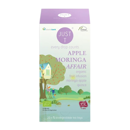 JUST T Apple Moringa Affair Organic 20bags (Case 6)