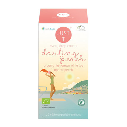 JUST T Darling Peach Organic 20bags (Case 6)