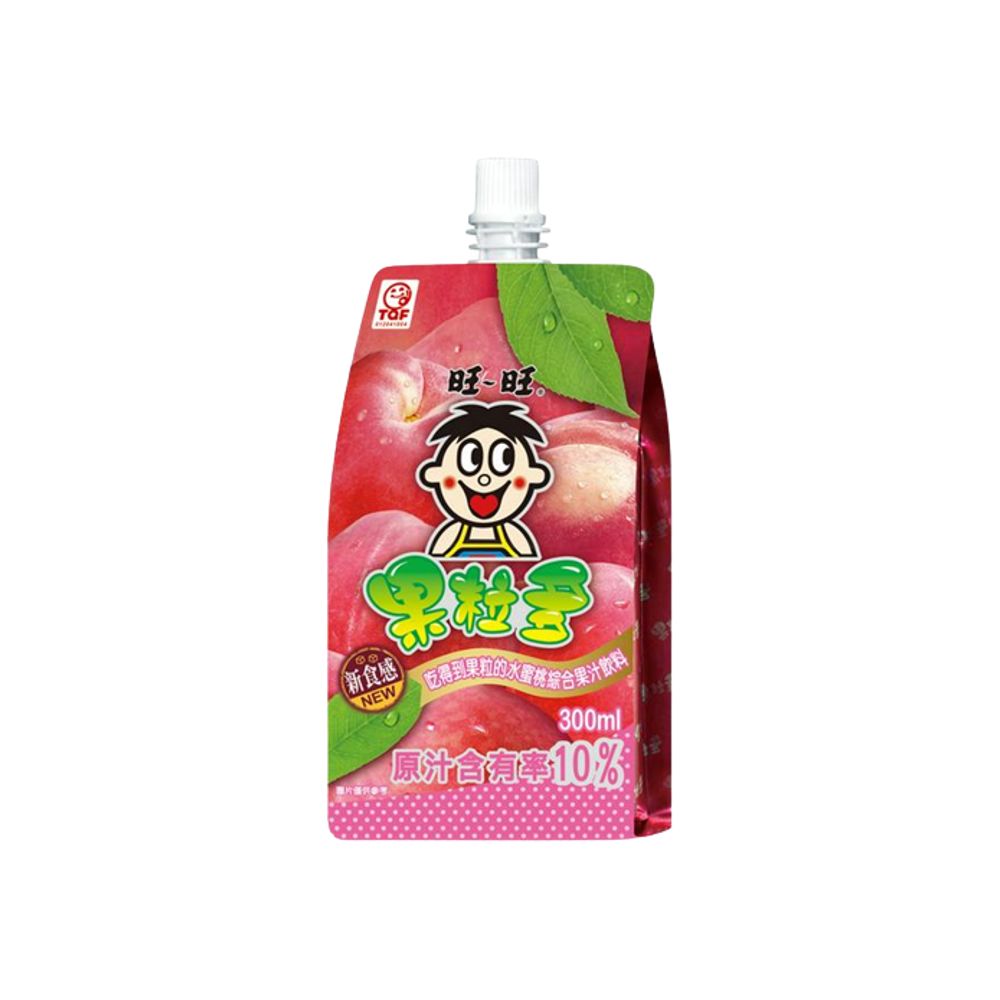 WANT WANT Fruity Juice Drink Peach Flavour 300ml (Case 24)