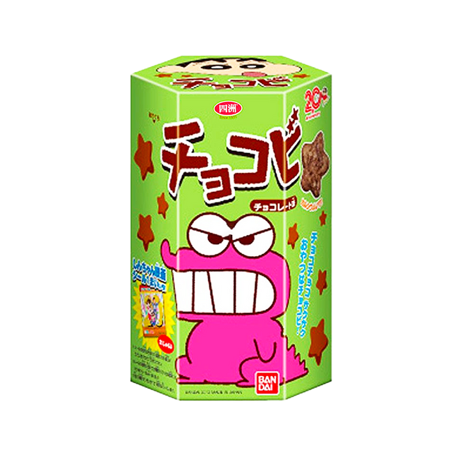 FOUR SEA Shinchan Corn Snack - Chocolate 22g - Longdan Official