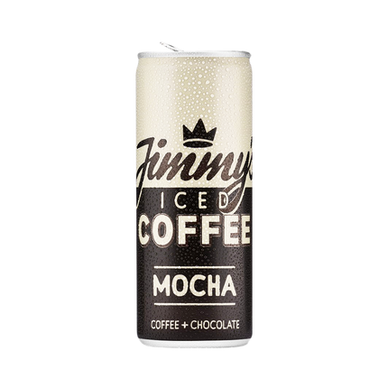 JIMMYS Mocha Iced Coffee Can 250ml (Case 12)