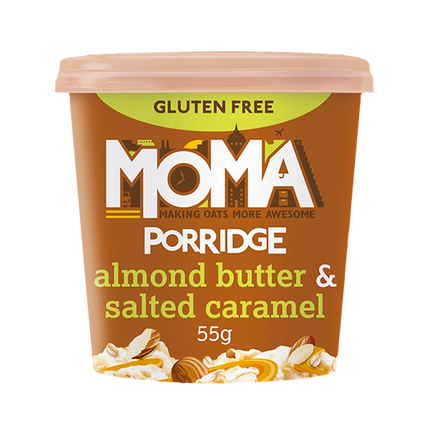 MOMA Almond Butter, Salted Caramel Porridge Pot 55g (Case 12)