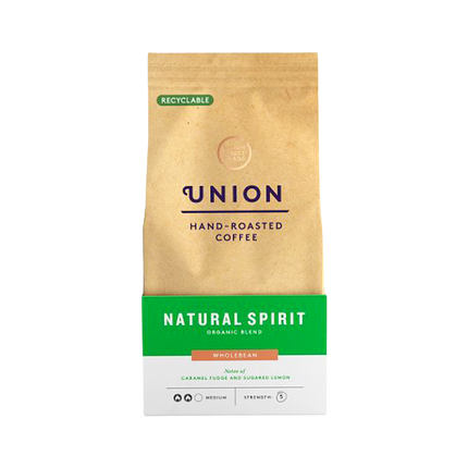 UNION Coffee Natural Spirit Organic Bean 200g (Case 6)