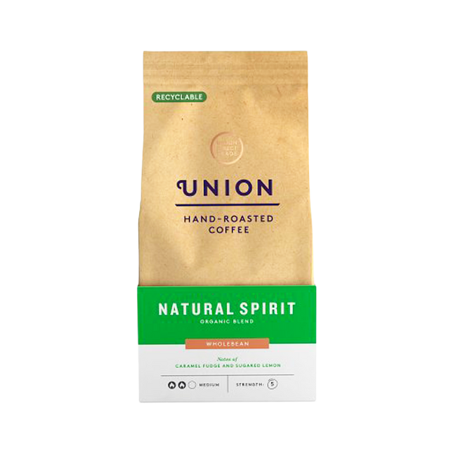 UNION Coffee Natural Spirit Organic Bean 200g (Case 6)