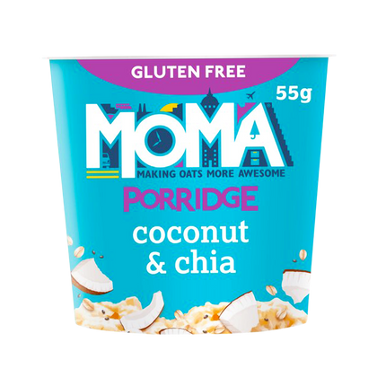 MOMA Coconut, Chia Porridge Pot 55g (Case 12)