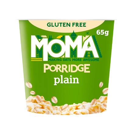 MOMA No Added Sugar Porridge Pots 65g (Case 12)