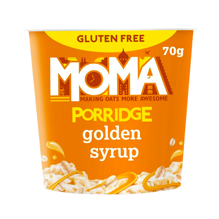 MOMA Golden Syrup Porridge Pots 70g (Case 12)