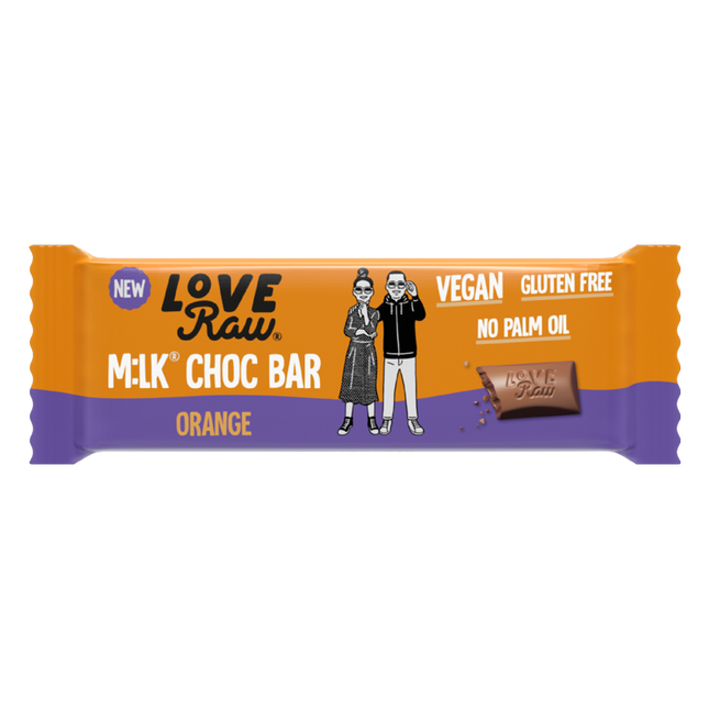 LOVERAW Orange Milk Chocolate 30g - Longdan Official
