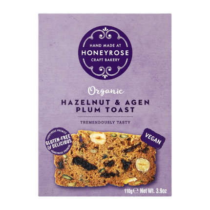 HONEYROSE Hazelnut & Agen Plum Toast 110g - Longdan Official