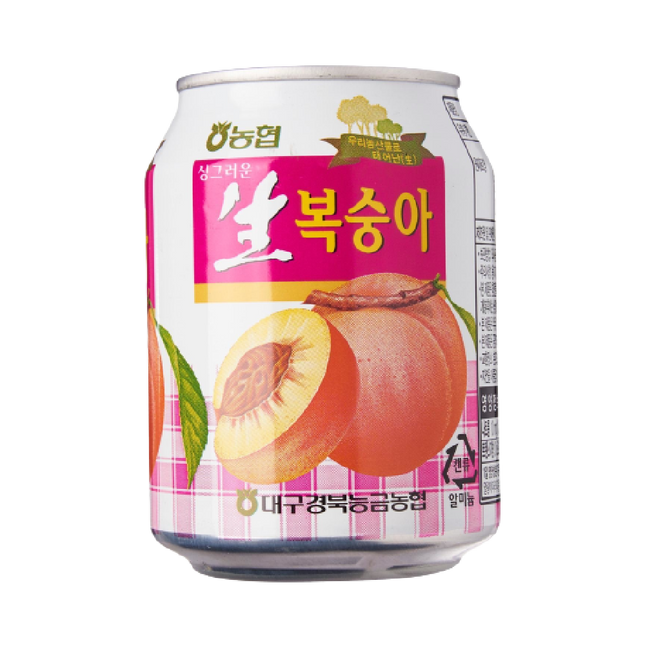 NONGHYUP Crushed Peach Juice 240ml - Longdan Official