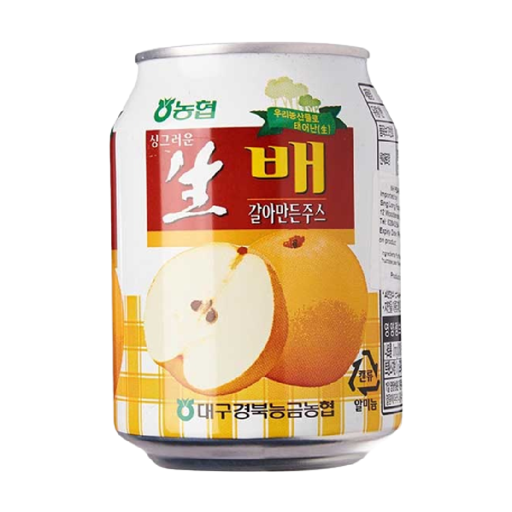 NONGHYUP Crushed Pear Juice 240ml (Case 12)