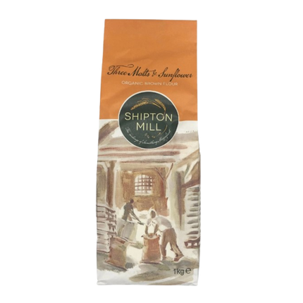 SHIPTON MILL 3 Malts - Sunflower Brown Flour 1kg - Longdan Official