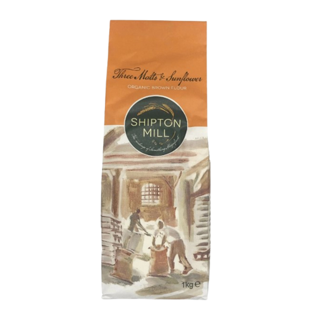 SHIPTON MILL 3 Malts - Sunflower Brown Flour 1kg - Longdan Official