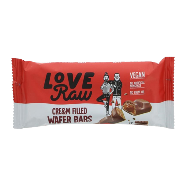 LOVERAW Cream Filled Choc Wafer 43g - Longdan Official