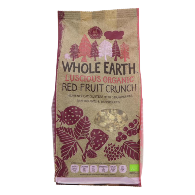 WHOLE EARTH Red Fruit Crunch 450g (Case 5)