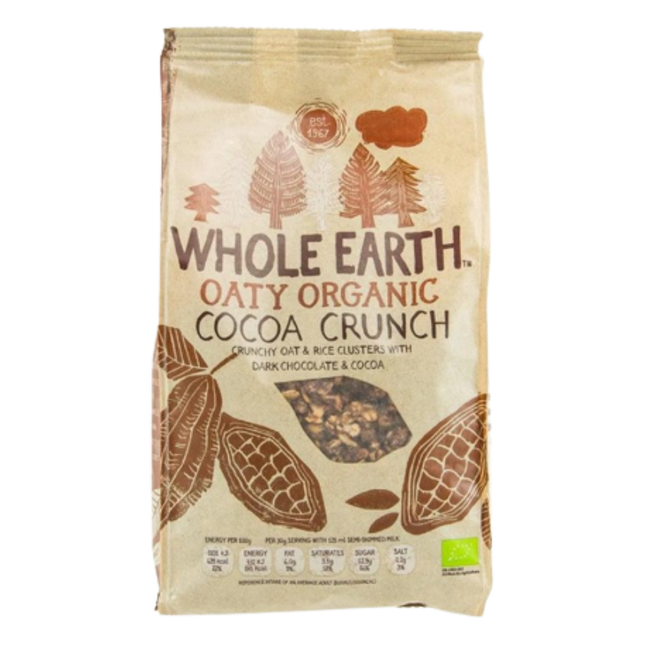 WHOLE EARTH Cocoa Crunch 375g (Case 5)