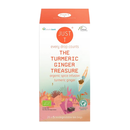 JUST T Turmeric Ginger Treasure 20 bags (Case 6)