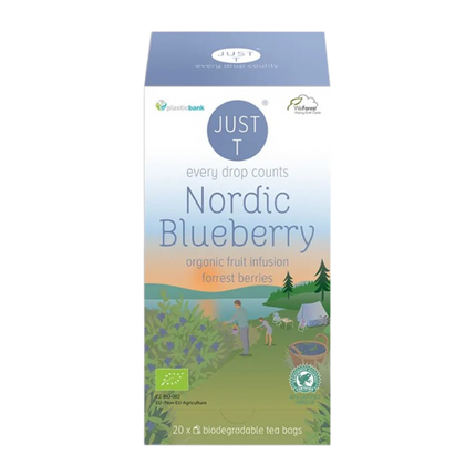 JUST T Nordic Blueberry 20 bags (Case 6)