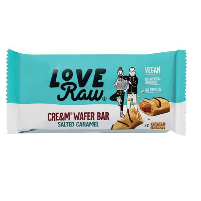 LOVERAW Cream Filled Caramel Wafer 43g - Longdan Official