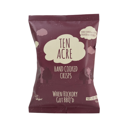 TEN ACRE Crisps Hickory BBQ 40g (Case 24)