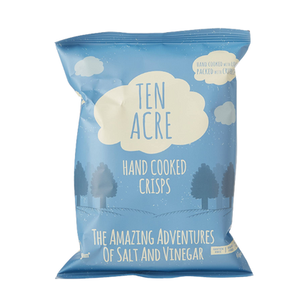 TEN ACRE Crisps Salted & Vinegar 40g (Case 24)