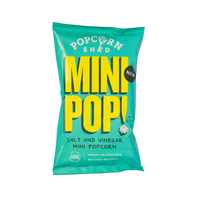 POPCORN SHED Salt & Vinegar Mini Pop 22G - Longdan Official