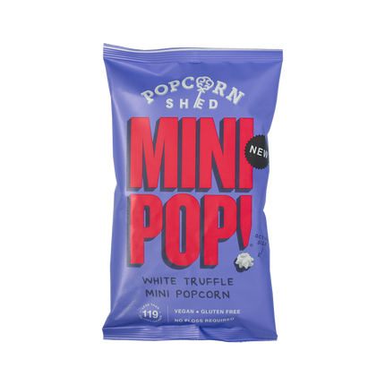 POPCORN SHED White Truffle Mini Pop 22G (Case 24)