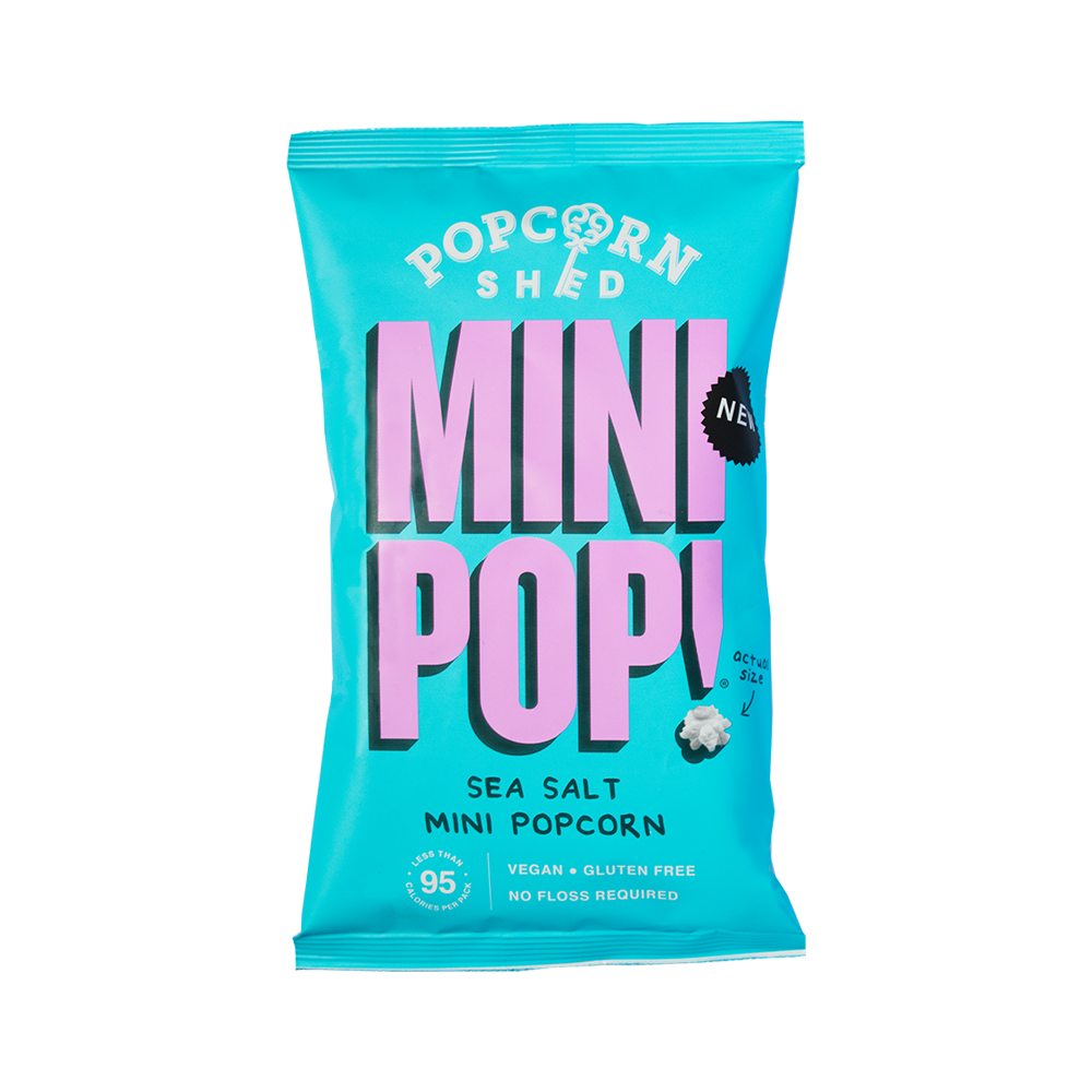 POPCORN SHED Sea Salted Mini Pop 20G (Case 24)