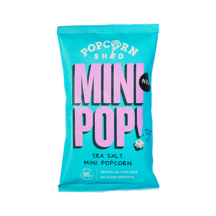 POPCORN SHED Sea Salted Mini Pop 20G (Case 24)