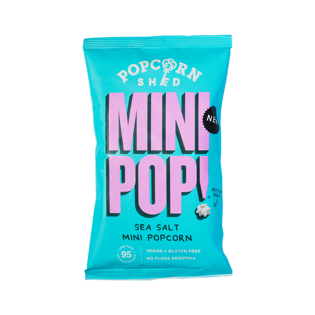 POPCORN SHED Sea Salted Mini Pop 20G (Case 24)
