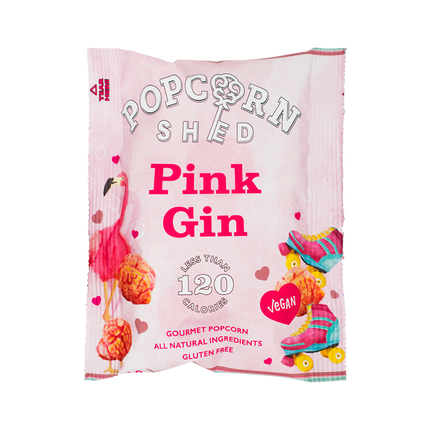 POPCORN SHED Pink Gin Popcorn Shed 24G (Case 16)