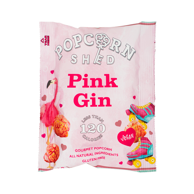 POPCORN SHED Pink Gin Popcorn Shed 24G (Case 16)