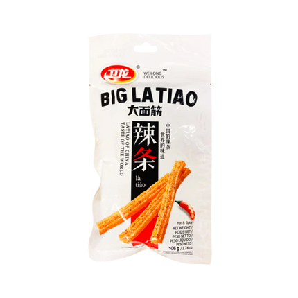 WEILONG LATIAO Gluten Strips - Hot Flavour 106g - Longdan Official
