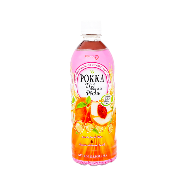 POKKA Black Peach Tea 500ml (Case 24)