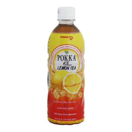 POKKA Black Lemon Tea 500ml (Case 24)