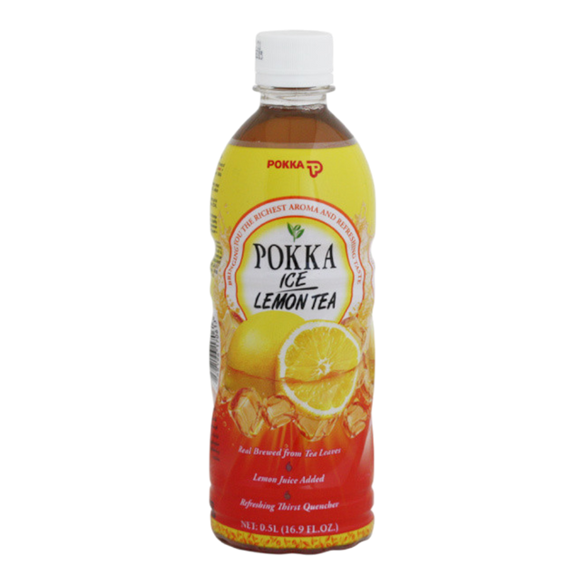 POKKA Black Lemon Tea 500ml (Case 24)