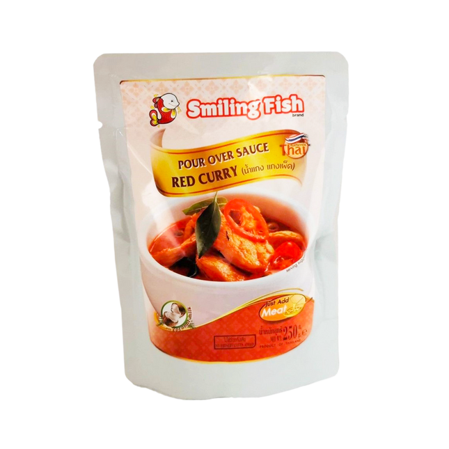 SMILING FISH Pour Over Sauce - Red Curry 250g - Longdan Official
