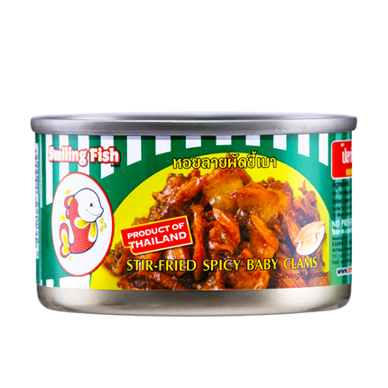SMILING FISH Spicy Stir Fried Baby Clams 40g - Longdan Official