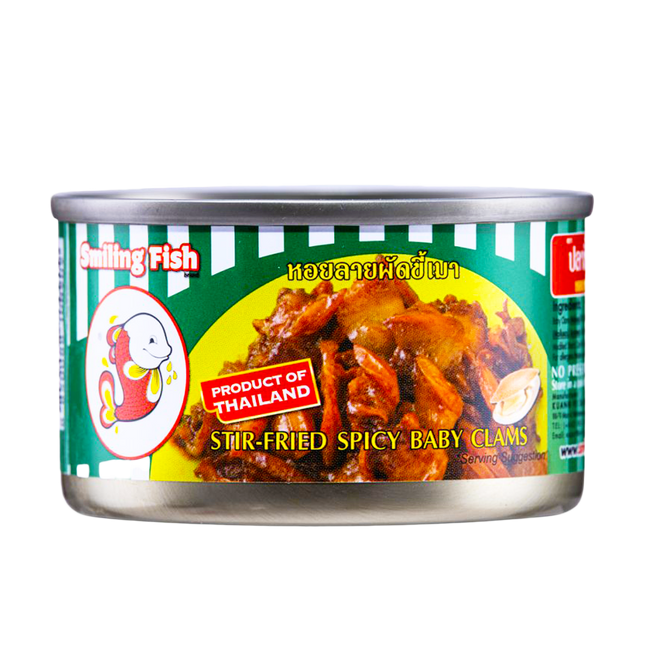 SMILING FISH Spicy Stir Fried Baby Clams 40g - Longdan Official
