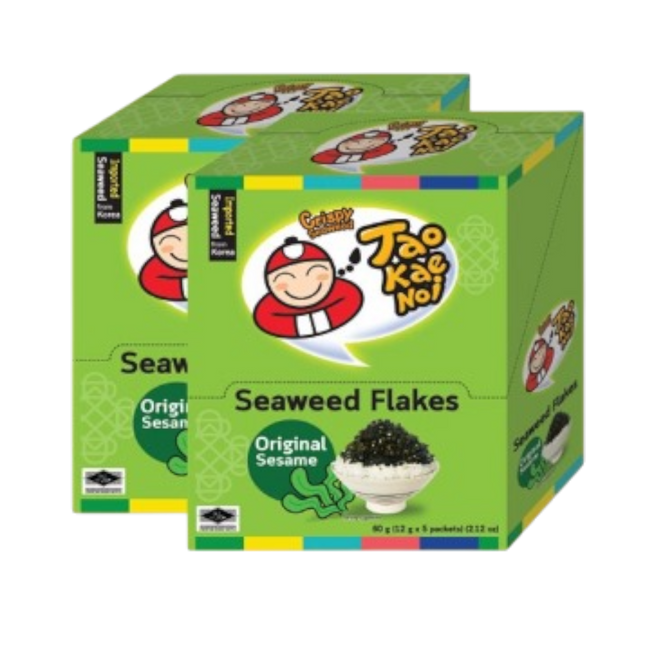TAOKAENOI Crispy Seaweed Flakes With Sesame 12g (Case 120)
