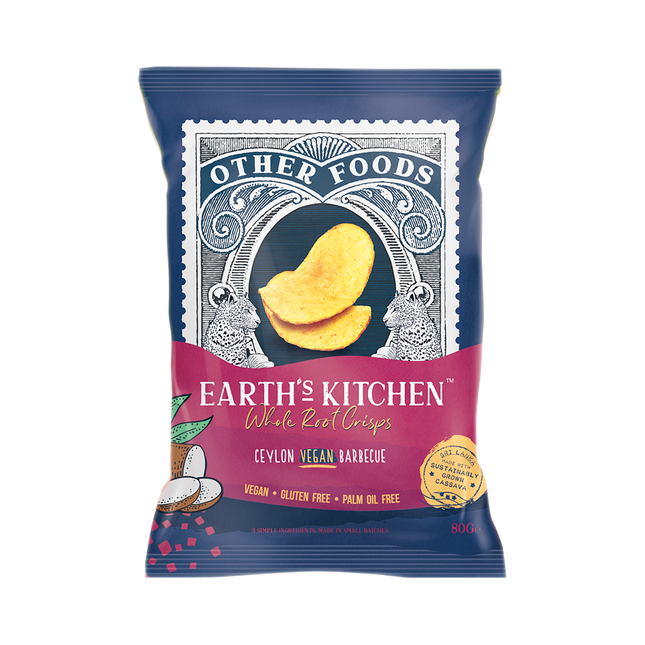 OTHER FOODS Cassava Crisps Vegan BBQ 80G (Case 24)