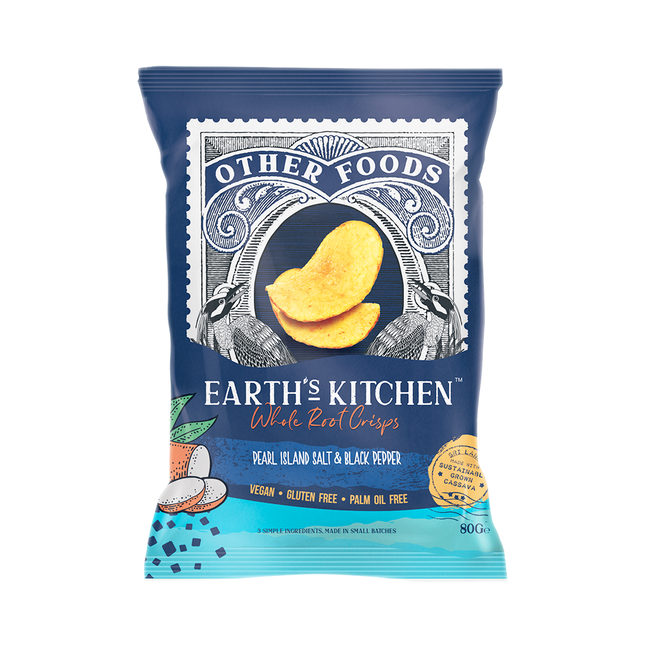 OTHER FOODS Cassava Crisps Salted and Pepper 80G (Case 24)