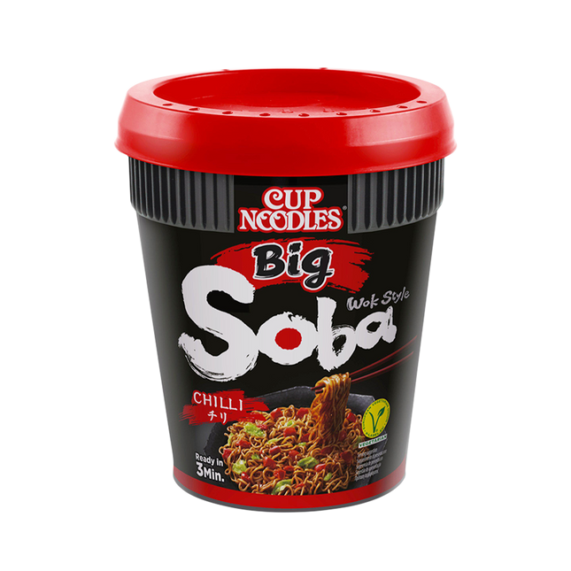 NISSIN Soba Big Cup Chilli 115g (Case 6)