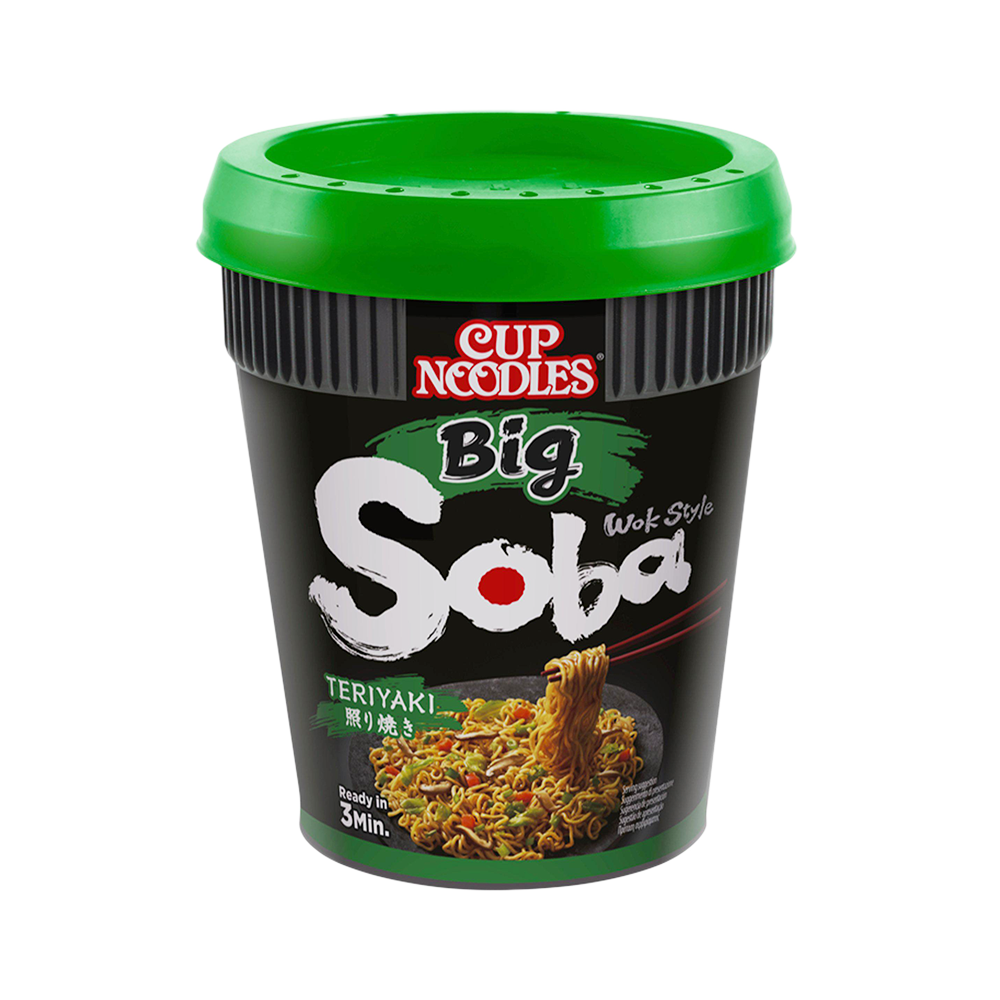 NISSIN Soba Big Cup Teriyaki 113g (Case 6)