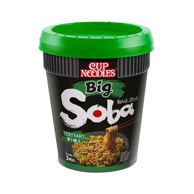 NISSIN Soba Big Cup Teriyaki 113g (Case 6)